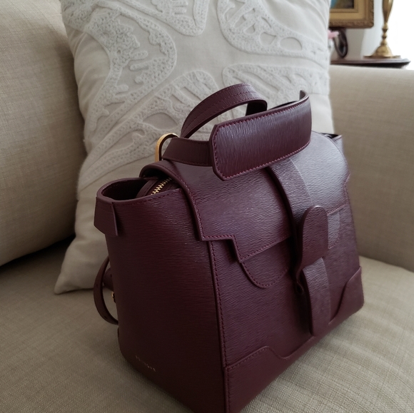 Senreve mini maestra mimosa bag Bordeaux gold hardware brand new with tag - Picture 4 of 13